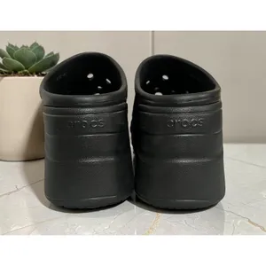 Crocs Siren Clog‎ Women Black Platform Block Heel Mule Sandals Size 12 thumbnail 6