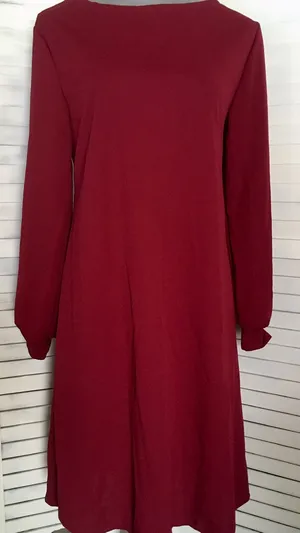 Burgundy Dress, Medium Red thumbnail 1