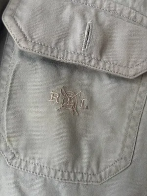 Ralph Lauren Light Blue Collared Button Shirt Vtg thumbnail 2