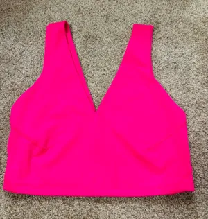 Free People Movement Pink Cropped Tank thumbnail 1