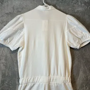 SUNDAYS Sz M Barrett Romper in Coconut Milk‎ Short Sleeve New Women's thumbnail 3