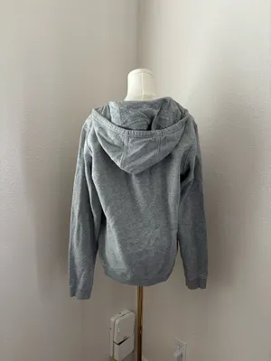 Nike Fleece grey quarter-zip hoodie (M) thumbnail 5