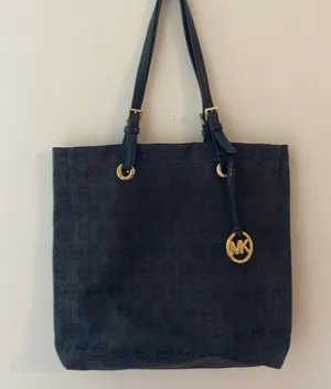 Michael Kors black Signature Logo tote bag thumbnail 1
