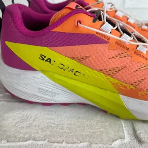 Salomon Sense Ride 5 Women's 7 Trail Running Shoes Orange Pink Birds of Paradise thumbnail 3