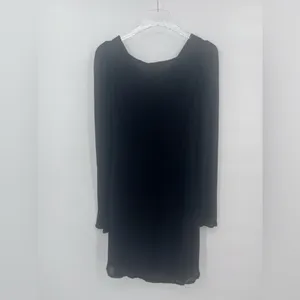 LoveShackFancy‎ black Nanita cut-out mini dress size 12 NWT thumbnail 4