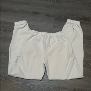 Brandy Melville Cream Rosa Sweatpants Joggers thumbnail 1