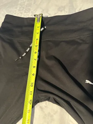 Puma women Black Jogger Sweatpants with White Logo thumbnail 8