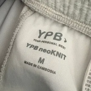 YPB Sweatpants Abercrombie & Fitch neoKNIT High Rise Medium Grey Active Baggy thumbnail 10