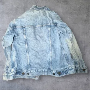 BDG Urban Outfitters Acid Wash Denim Trucker Jacket Light Blue Women Medium thumbnail 2
