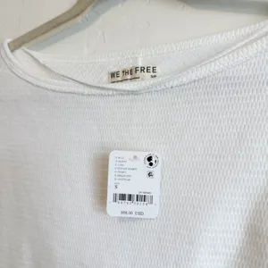 Free People | NWT We The Free Jess Thermal Boat Neck Long Sleeve Top in Ivory thumbnail 7