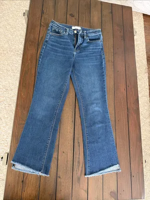 Vervet High Rise Flare Jeans Women’s Size 28 Blue Stretch Denim thumbnail 10
