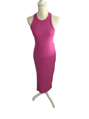 BEYOND YOGA Purple Pink Maxi Dress Size Medium thumbnail 5
