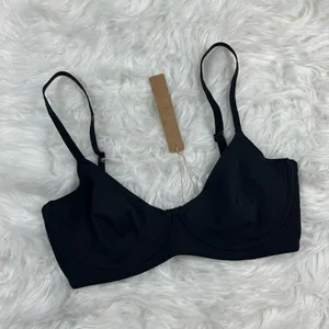 Skims Fits Everybody Unlined Demi Bra Onyx Size 32D thumbnail 3