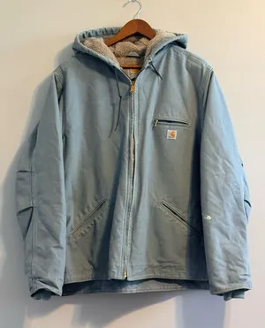 Carhartt WJ141 Sandstone Sierra Sherpa Lined Jacket Seaglass XXL 20 thumbnail 1