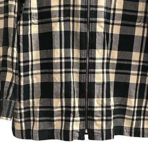 Lauren Ralph Lauren‎ Women’s M Black and White Plaid Flannel Full Zip Jacket thumbnail 11
