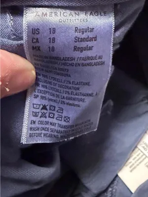 American Eagle Outfitters Wide-Leg Cargo Pants in Slate Blue thumbnail 6