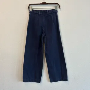 Free People Crop Wide Leg Chino Pants thumbnail 4
