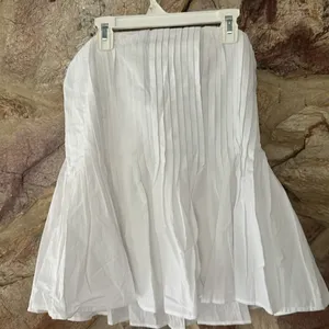 Commense Cotton Pleated Strapless Peplum Top size M thumbnail 3