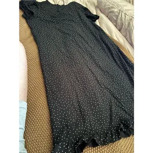 Secret Treasures Polka Dot Sleep Gown Nightgown Puff Sleeve Button Cottagecore thumbnail 5