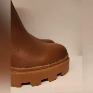 Steve Madden Roxie Cognac Brown Leather Moto Boots Women’s Size 9.5 thumbnail 13