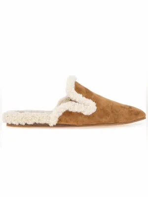 NEW Splendid Liza Pointed Toe Mule Color: Caramel Fur Slip On thumbnail 4