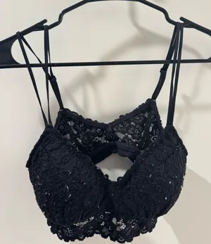 Aerie Bralette Black Lace thumbnail 1