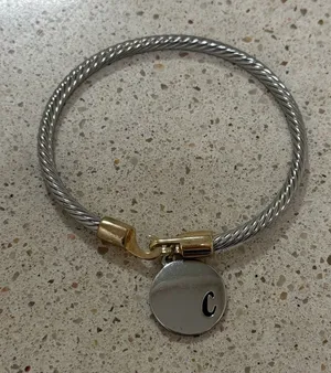Letter C bracelet Silver thumbnail 1