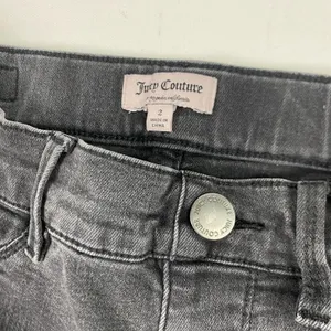 Juicy Couture Jeans Womens 2 Gray Charcoal Wash Mid Rise Skinny Stretch‎ Denim thumbnail 8