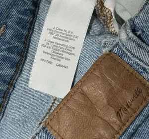Madewell Womens The Perfect Vintage Straight Jean in Hoye Wash Size 28 MSRP $128 thumbnail 9