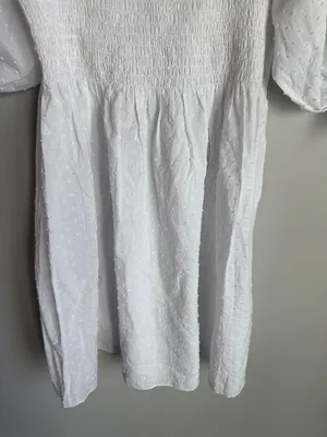 Hill House The Athena Nap Dress in white Swiss dot Small thumbnail 6