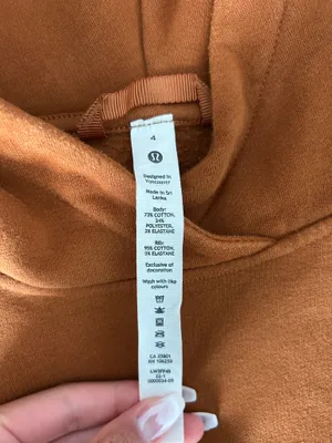 Lululemon Scuba Oversized Funnel-Neck in color "Cinnamon" thumbnail 4