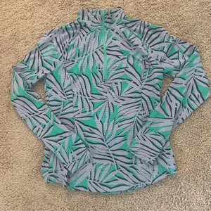 Tommy Bahama IslandZone Active Half-Zip Palm Print Pullover Sz Med thumbnail 9