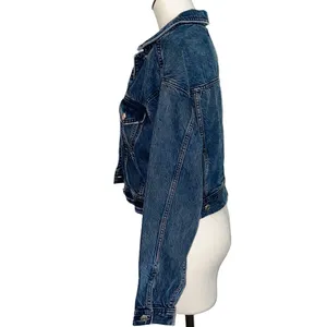 NWOT American Eagle Denim Crop Jean Jacket thumbnail 4