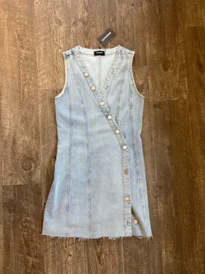 Calypso Denim Dress Blue thumbnail 2