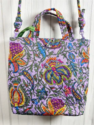 VERA BRADLEY Mini Original Tote in French Paisley Fall 2020 New Condition thumbnail 7
