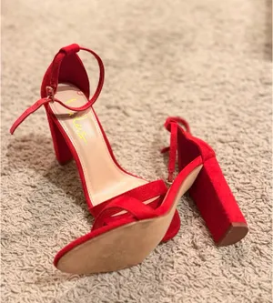 Lulus Velvet Ankle Strap Heels thumbnail 2