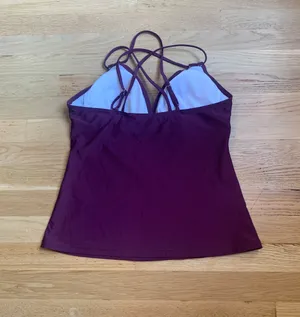 NWOT Purple Tankini Size M thumbnail 3