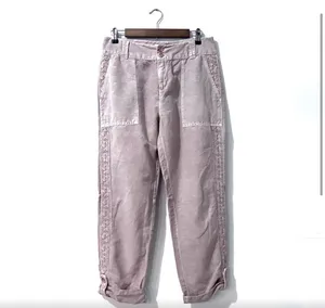 Sundance Tan Pants with Crochet Detail thumbnail 2