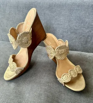 Jack Rogers Lauren Mid Wedge Gold thumbnail 1