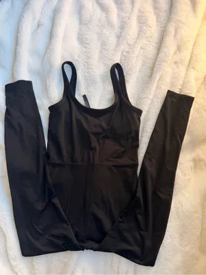 Vuori Black Scoop-Neck Active Jumpsuit thumbnail 4