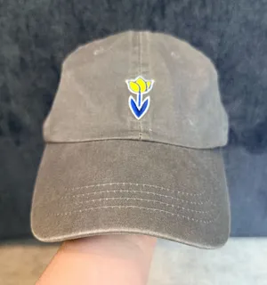 Dutch Bros Coffee Grey Vintage Wash Tulip Adjustable Hat One Size thumbnail 1