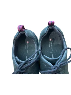 Clarks Wave Go Women’s 9.5 Navy Nubuck Leather WaveWalk Shoes Used thumbnail 5