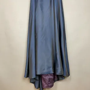 Vintage 90s Prom Dress FLAWS‎ Blue Sleeveless Iridescent Formal Classic Gown thumbnail 4