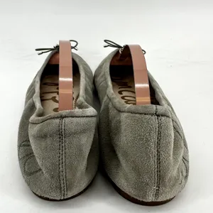 Sam Edelman Felicia Ballet Flats Suede Cushioned Bow Slip On Gray 8 thumbnail 5