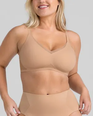 Honeylove Crossover Bra 2X Tan thumbnail 1