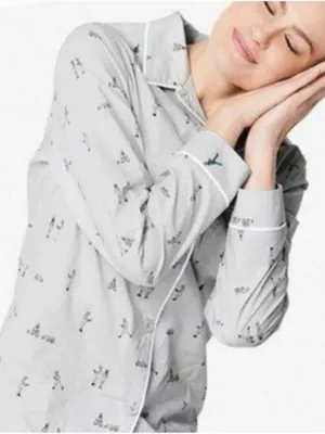 Figs Night Shift Pajama Top Size Medium thumbnail 2