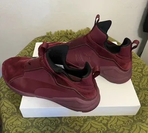 Puma Fierce Velvet Rope Burgundy Maroon High Top Sneakers Women’s Size 10 thumbnail 1