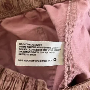 Knox Rose Pink Floral‎ Straight Leg Pants Zip Fly Pockets Womens Large thumbnail 5