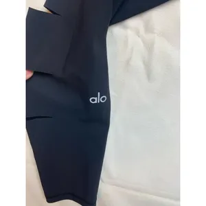 Alo size small warrior High-Waist Black Ripped Leggings yoga athletic thumbnail 9
