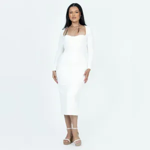 Princess Polly Nolan Midi Dress in White Size 8 New with tag thumbnail 4